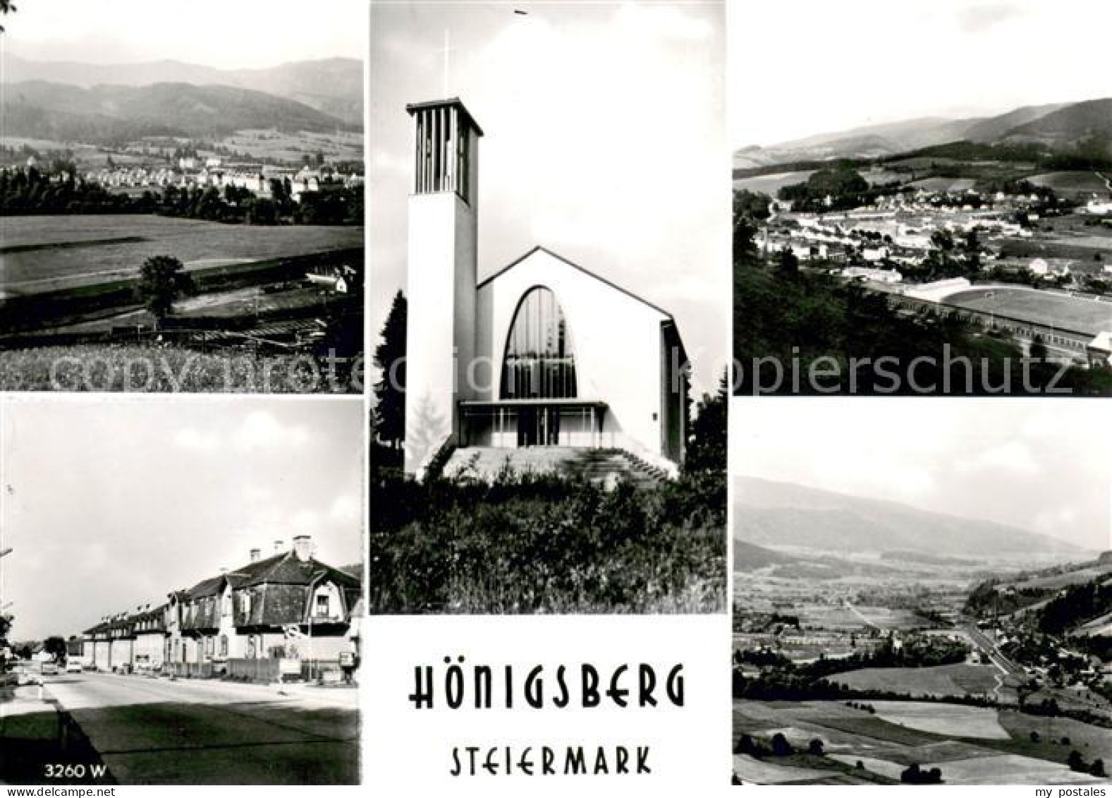 73625218 Hoenigsberg Teilansichten Kirche Panorama  - Andere & Zonder Classificatie