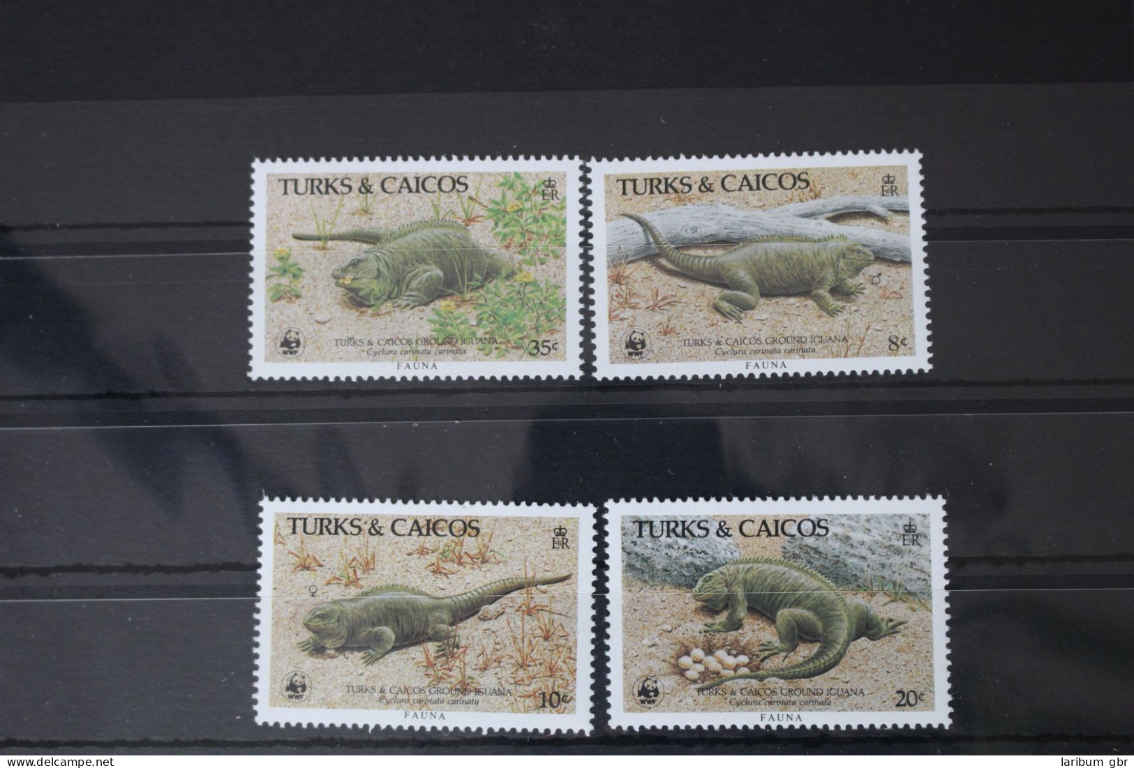 Turks- Und Caicosinseln 777-780 Postfrisch Reptilien #WC958 - Turks & Caicos (I. Turques Et Caïques)
