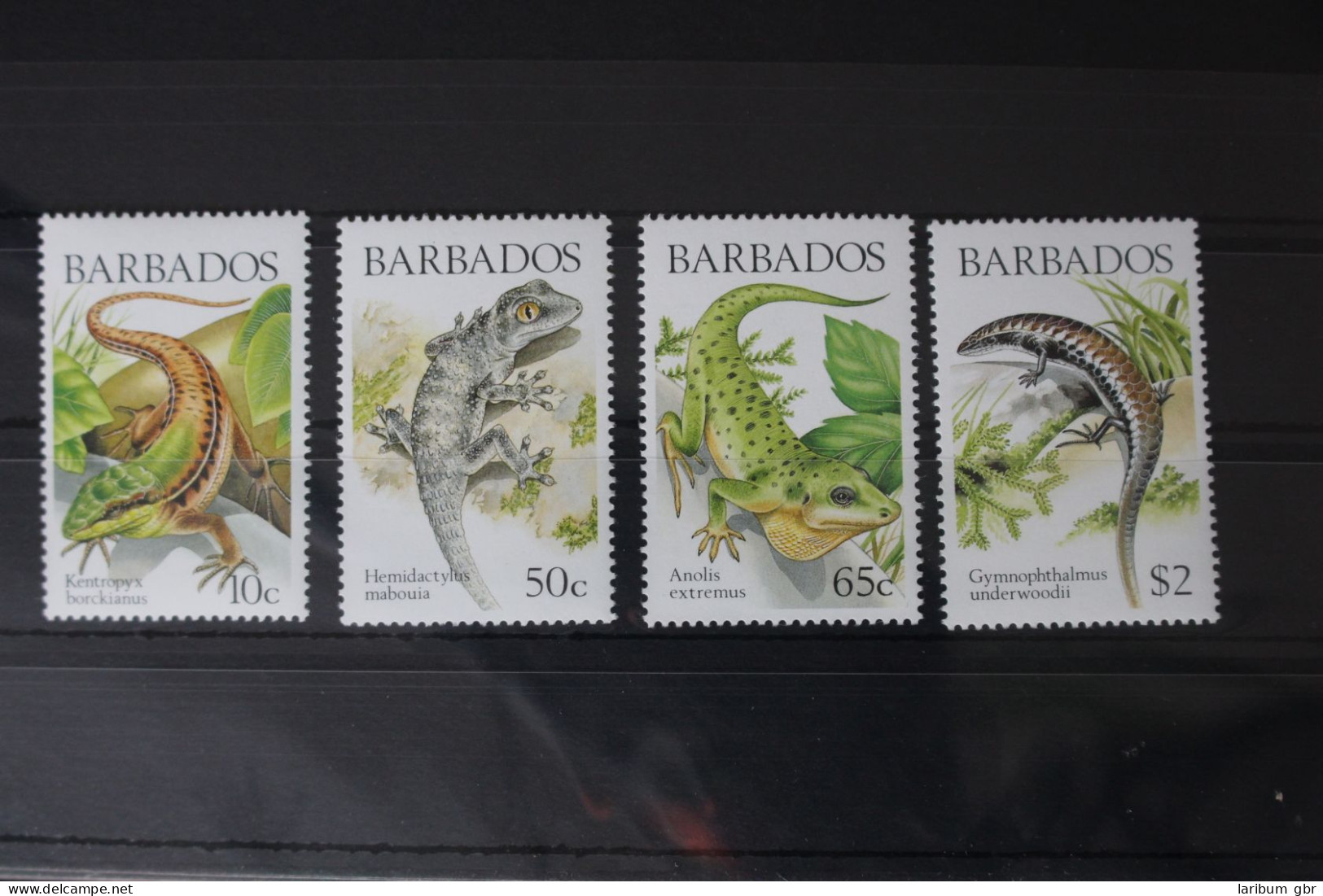 Barbados 697-700 Postfrisch Reptilien #WF047 - Barbades (1966-...)