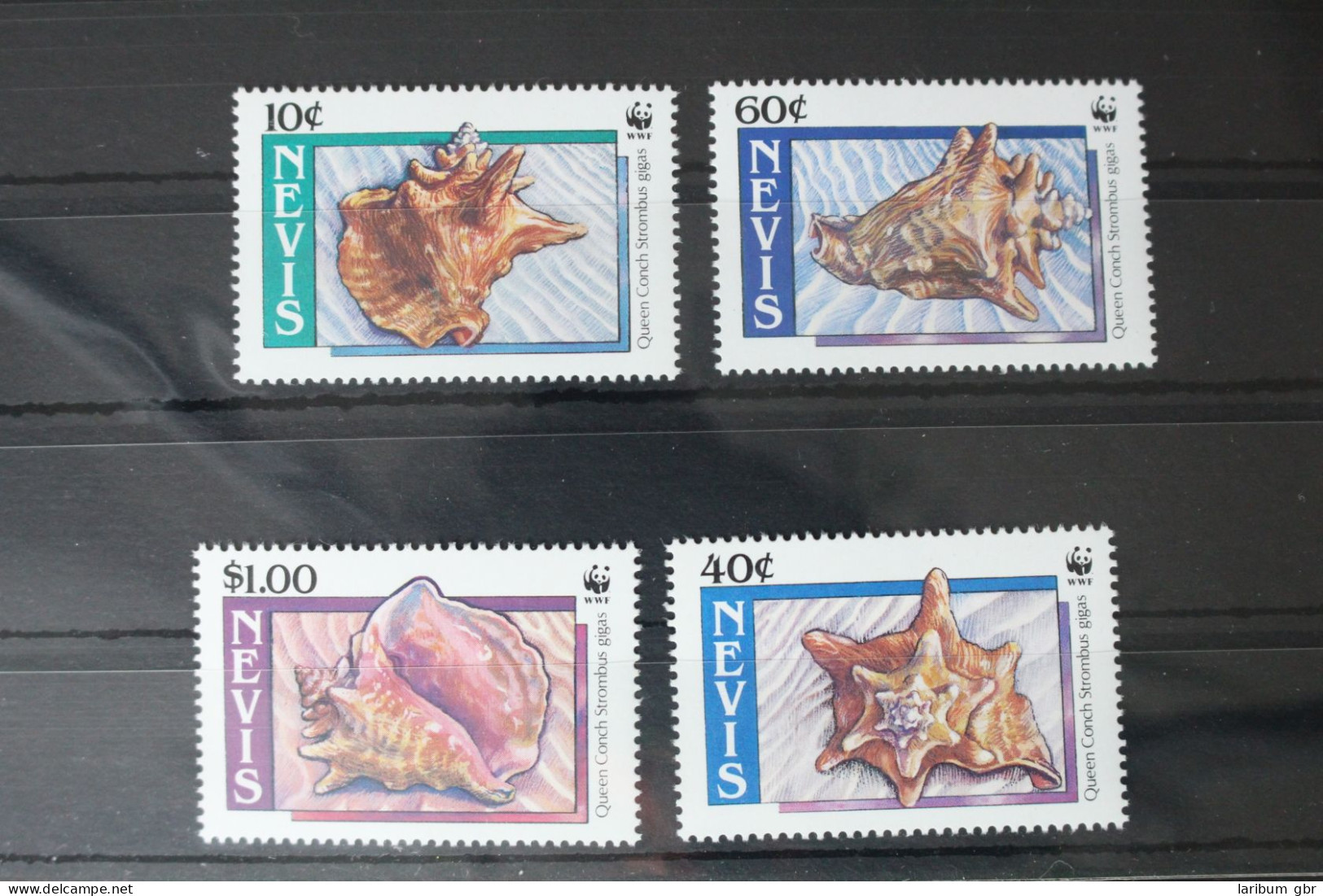 Nevis 523-526 Postfrisch Meerestiere #WF014 - St.Kitts Y Nevis ( 1983-...)