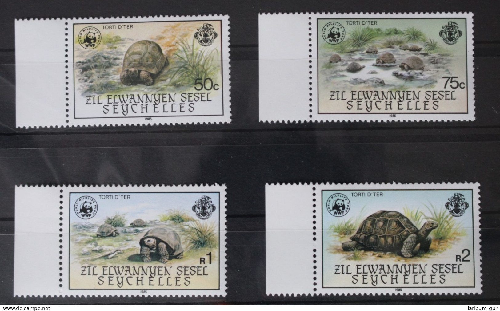Seychellen 104-107 Postfrisch Naturschutz #WC933 - Seychelles (1976-...)