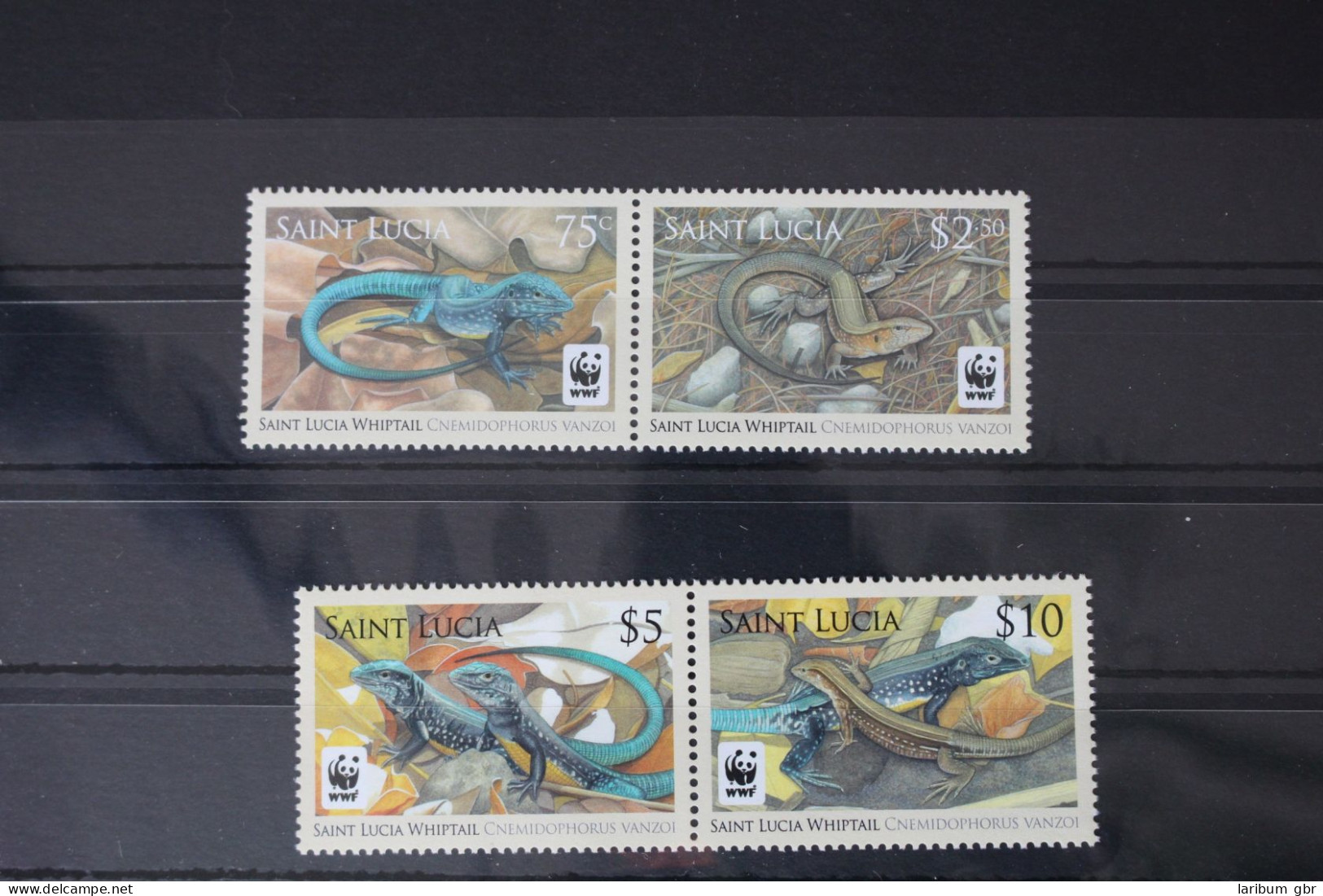 St. Lucia 1275-1278 Postfrisch Reptilien #WC956 - St.Lucie (1979-...)