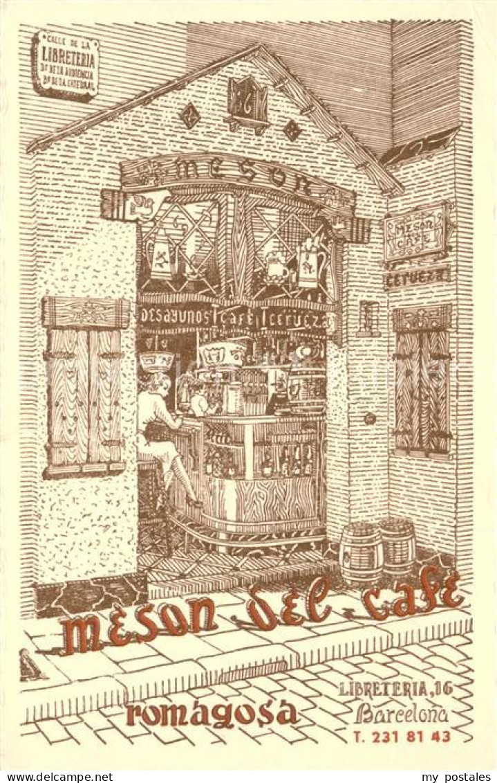 73624918 Barcelona Cataluna Meson Del Cafe Barcelona Cataluna - Sonstige & Ohne Zuordnung