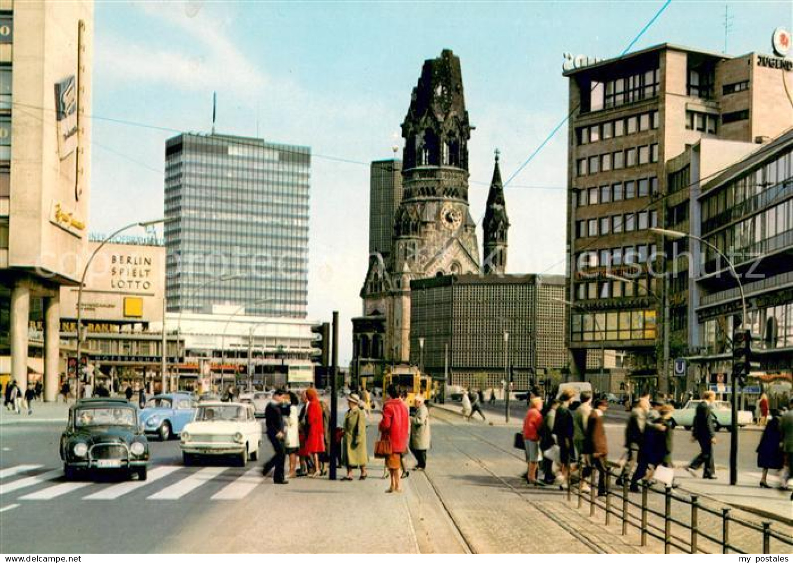 73624612 Berlin Europa Center Und Kaiser Wilhelm Gedaechtniskirche Berlin - Sonstige & Ohne Zuordnung