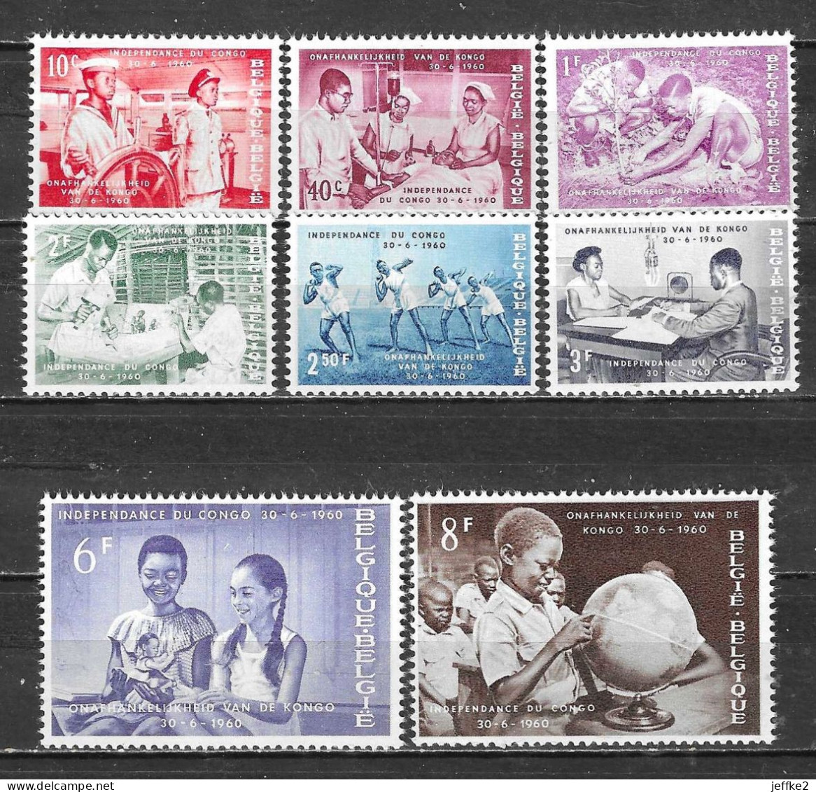 1139/46**  Indépendance Du Congo - Série Complète - MNH** - Vendu à 10% Du COB!!!! - Nuevos