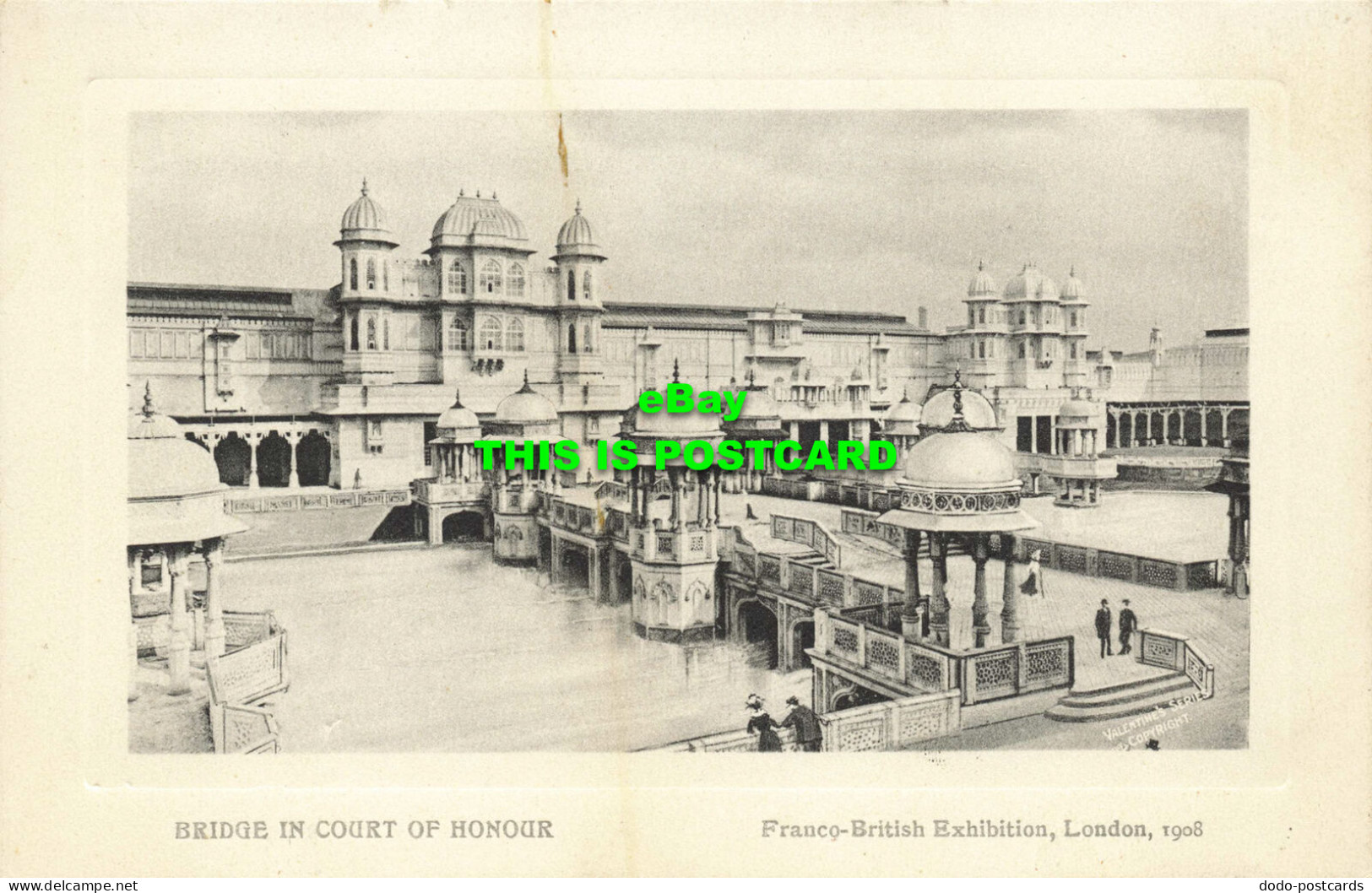 R592479 Bridge In Court Of Honour. Franco British Exhibition. London. 1908. Vale - Sonstige & Ohne Zuordnung