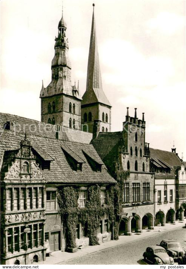 73623683 Lemgo Rathaus Mit Tuermen Der Nikolaikirche Lemgo - Lemgo