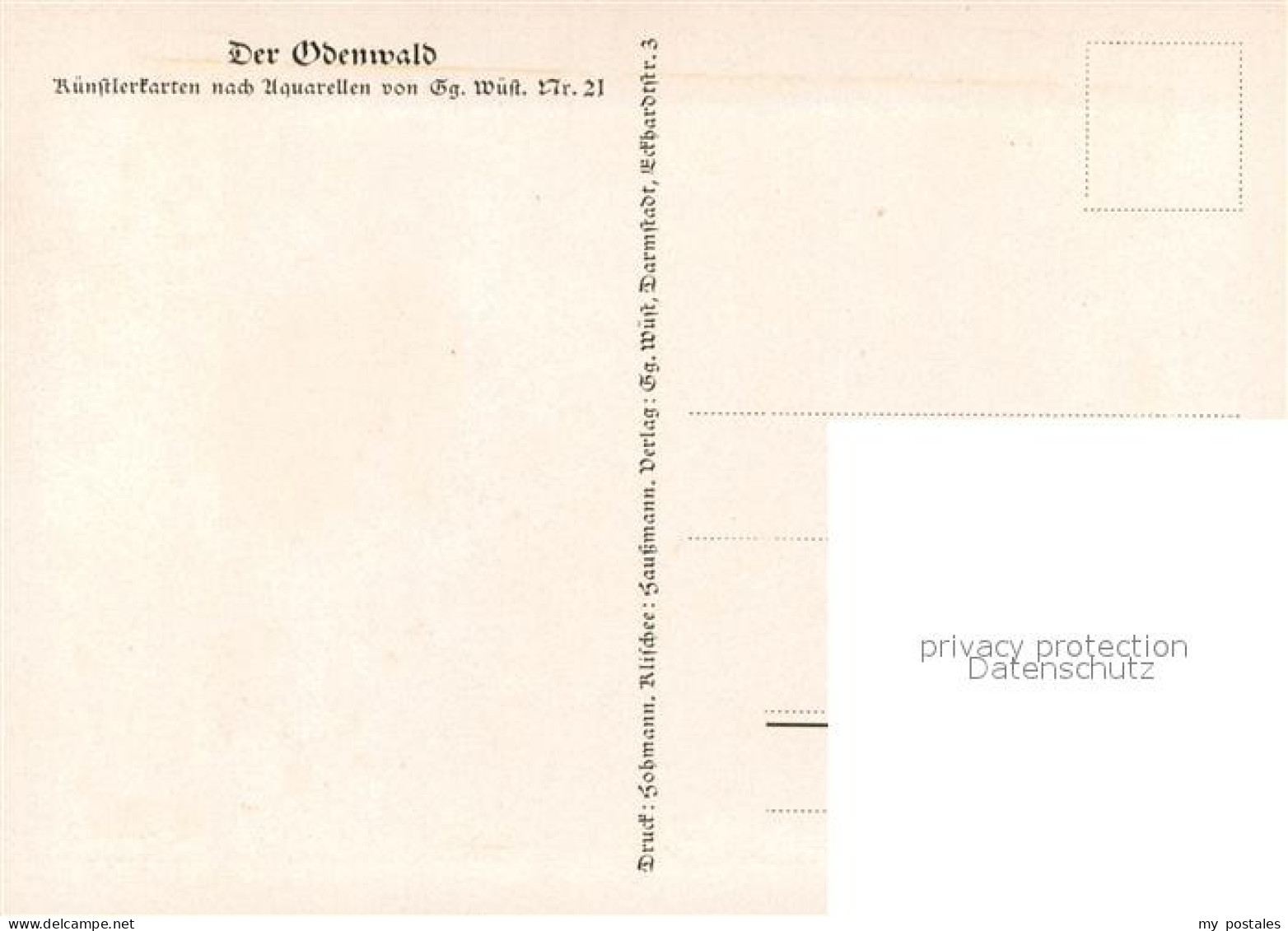 73623598 Hering Odenwald Alte Fachwerkhaeuser Kuenstlerkarte Hering Odenwald - Other & Unclassified