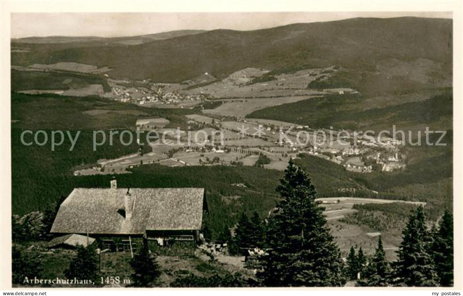 73623408 Bayerisch Eisenstein Arberschutzhaus Blick Ins Tal Landschafspanorama B - Altri & Non Classificati