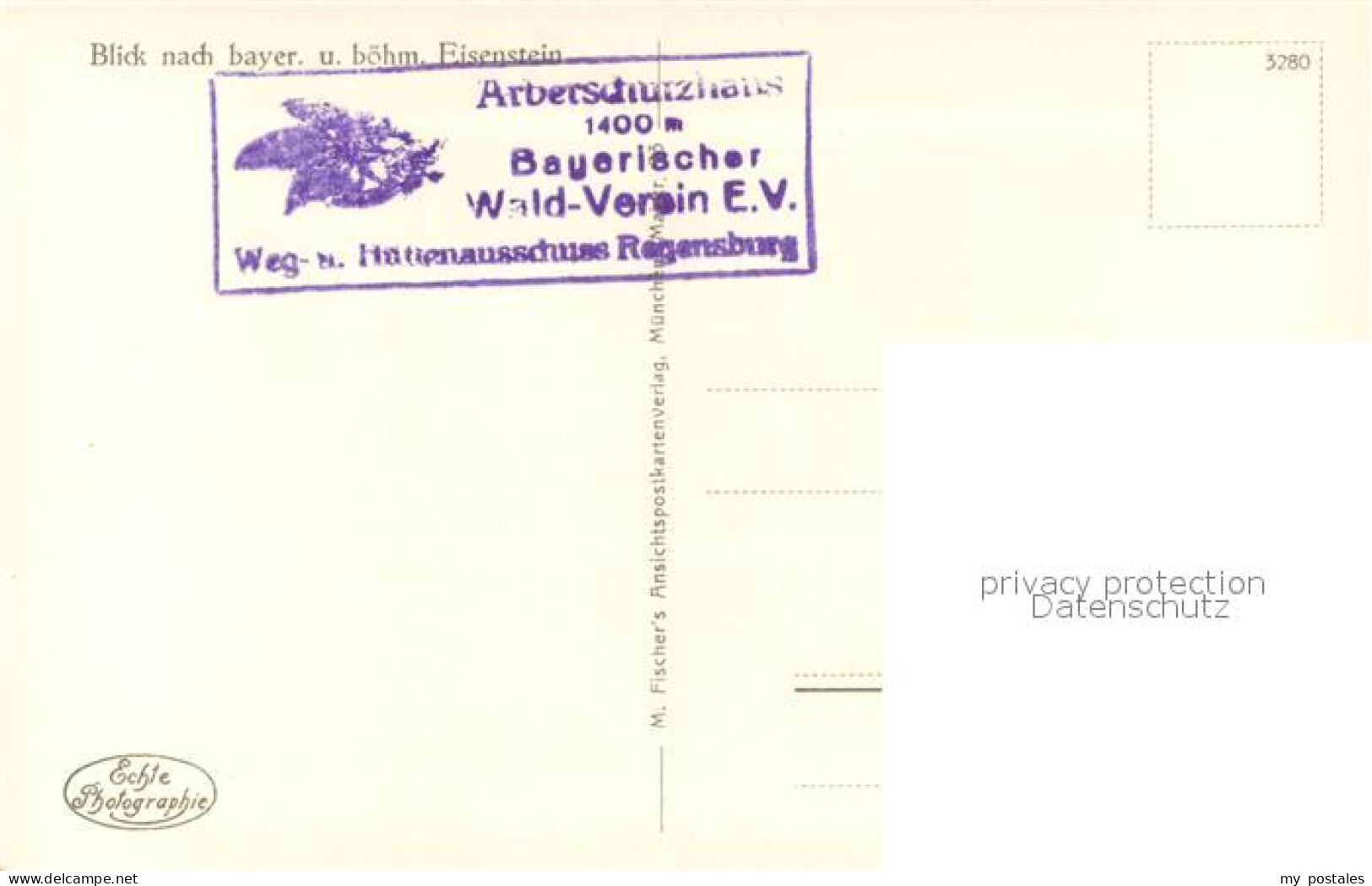 73623408 Bayerisch Eisenstein Arberschutzhaus Blick Ins Tal Landschafspanorama B - Altri & Non Classificati