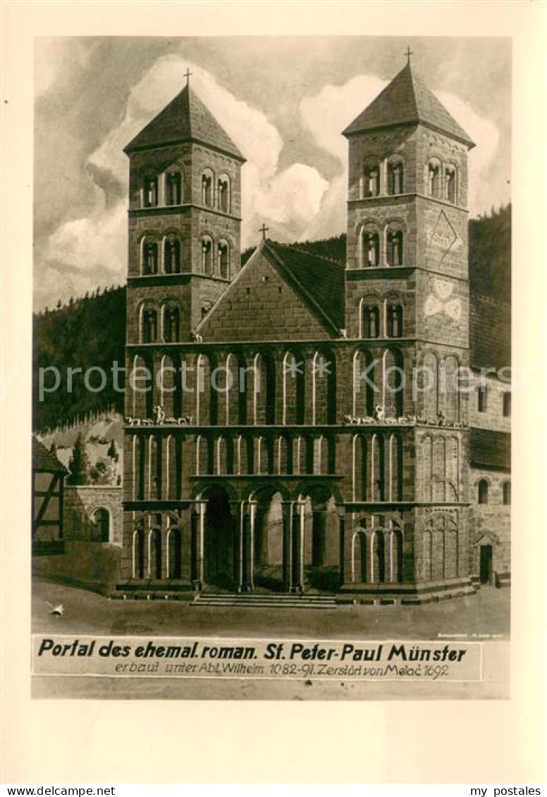 73623304 Hirsau Portal Des Ehem St Peter Paul Muenster Hirsau - Calw