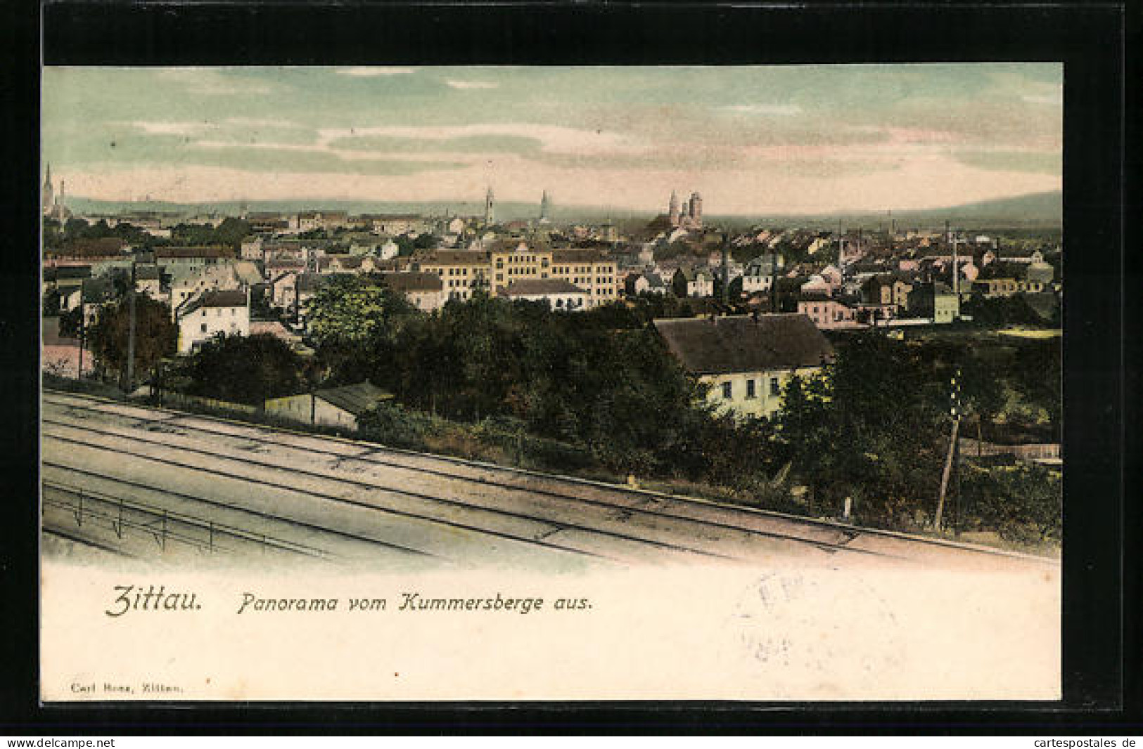 AK Zittau, Panorama Vom Kummersberge Aus Gesehen  - Zittau