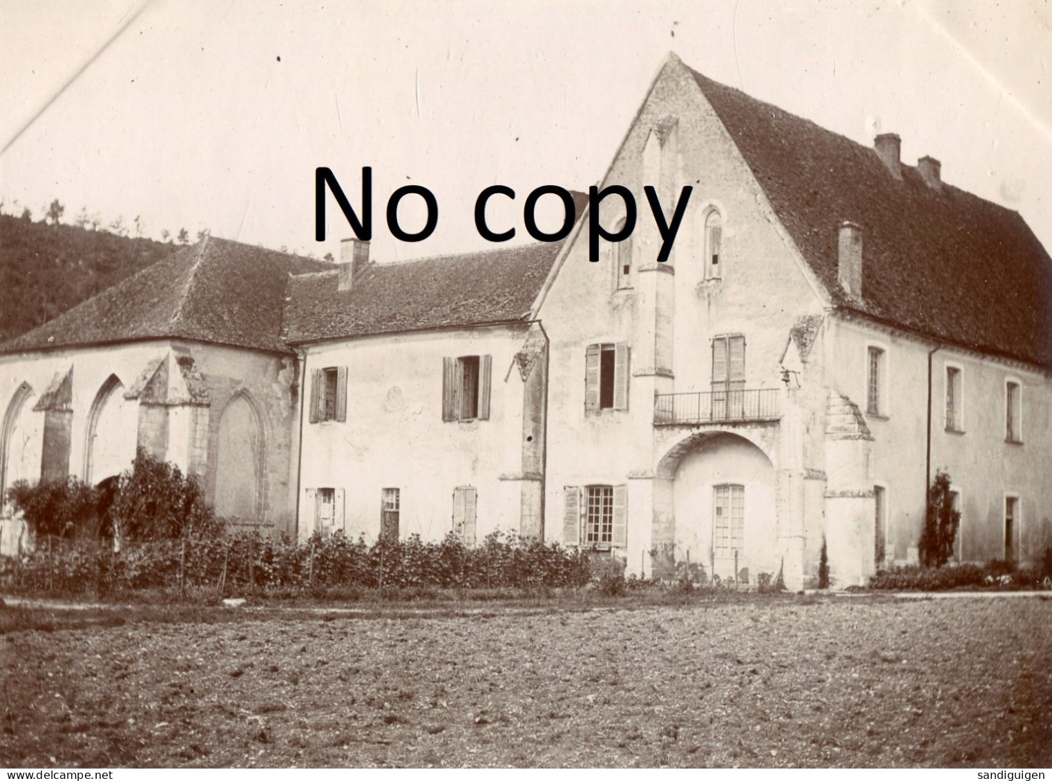 PHOTO FRANCAISE - ABBAYE DE REIGNY A VERMENTON PRES DE LUCY SUR CURE YONNE 89 - VERS 1900 - 1910 - Places