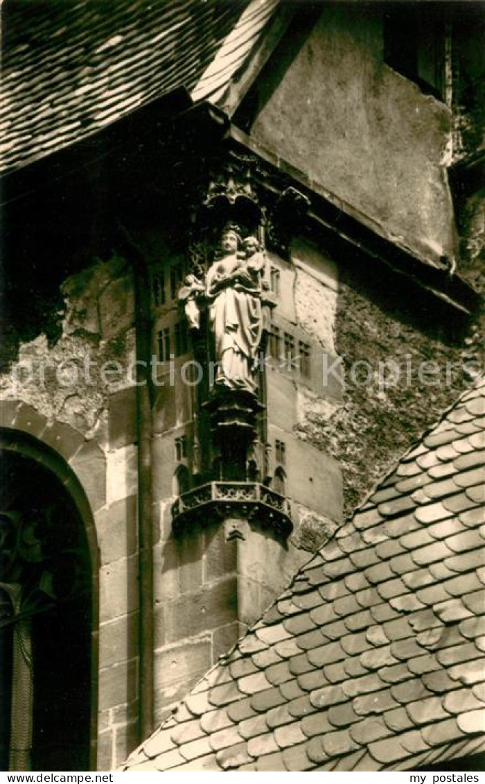 73622917 Bad Wimpfen Dominikanerkloster Marienfigur Bad Wimpfen - Bad Wimpfen