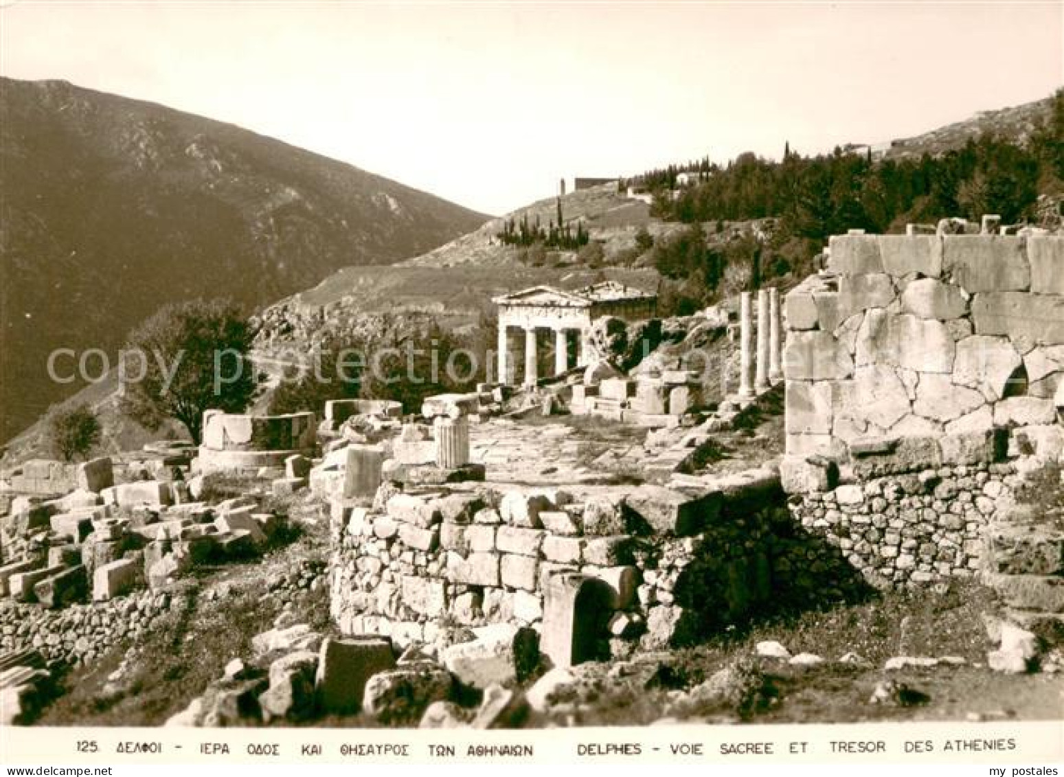 73622910 Delphi Delfi Voie Sacree Et Tresor Des Athenies Delphi Delfi - Grèce