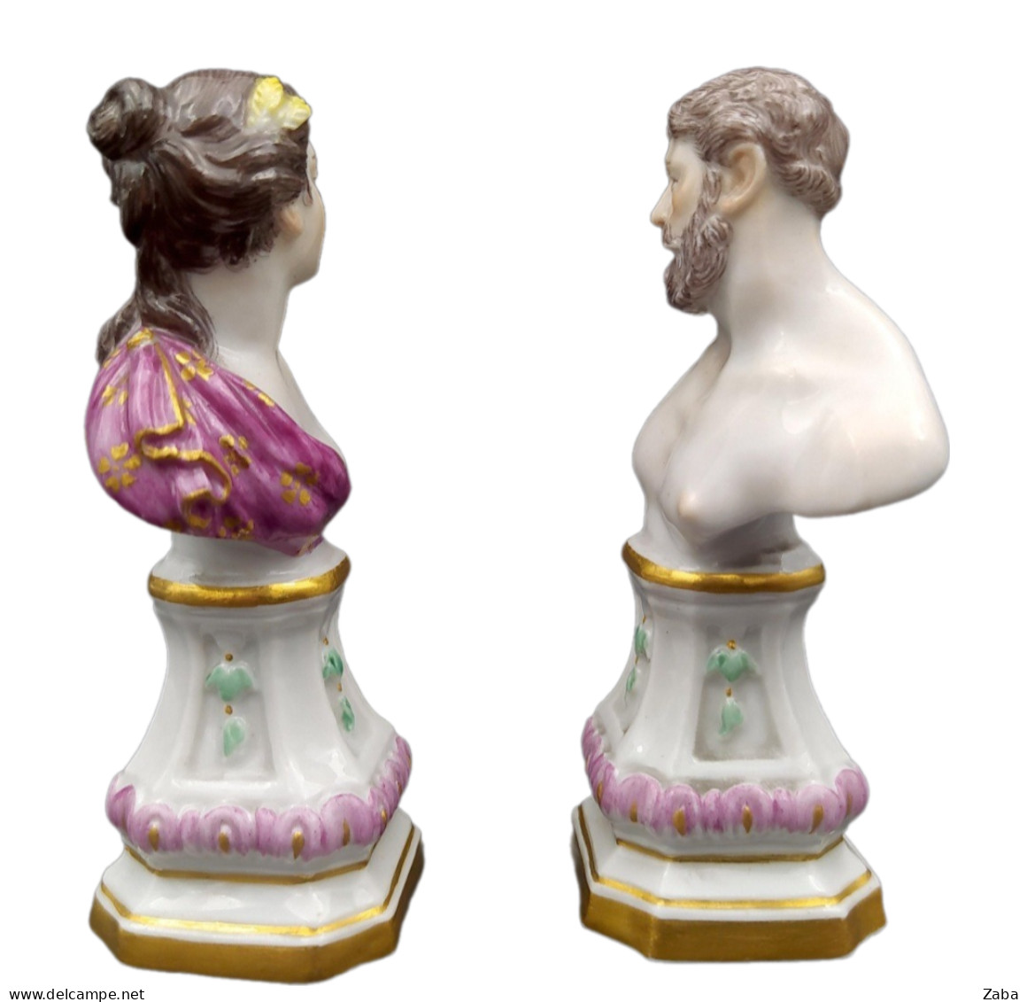 Antique Pair Meissen Porcelain Statue, Mid 18th Century - Meissen (DEU)