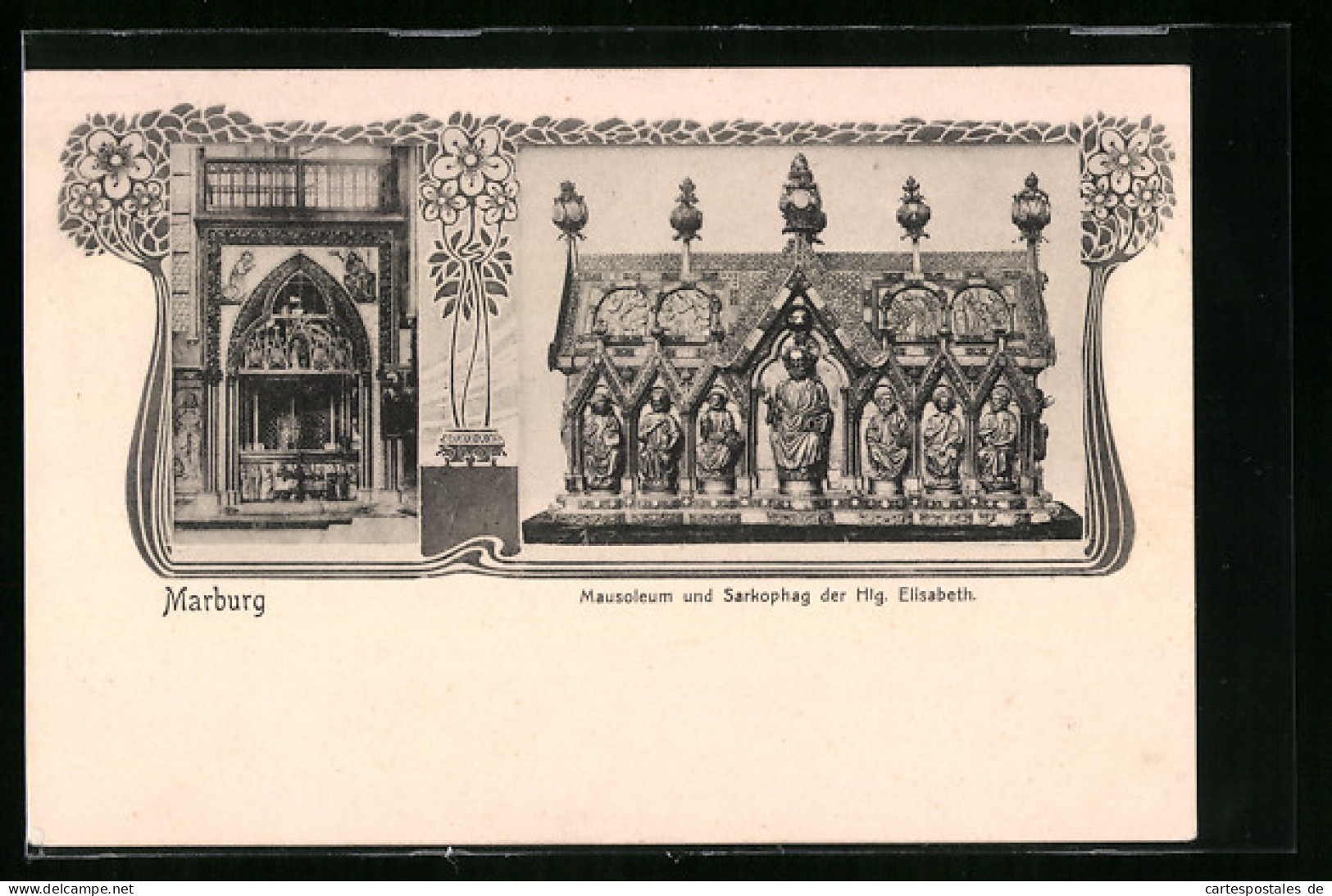 AK Marburg / Lahn, Mausoleum Und Sarkophag Der Hlg. Elisabeth  - Marburg