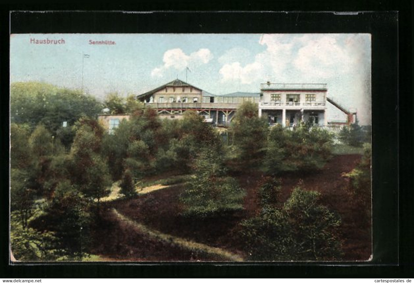 AK Hamburg-Hausbruch, Blick Zur Sennhütte  - Harburg