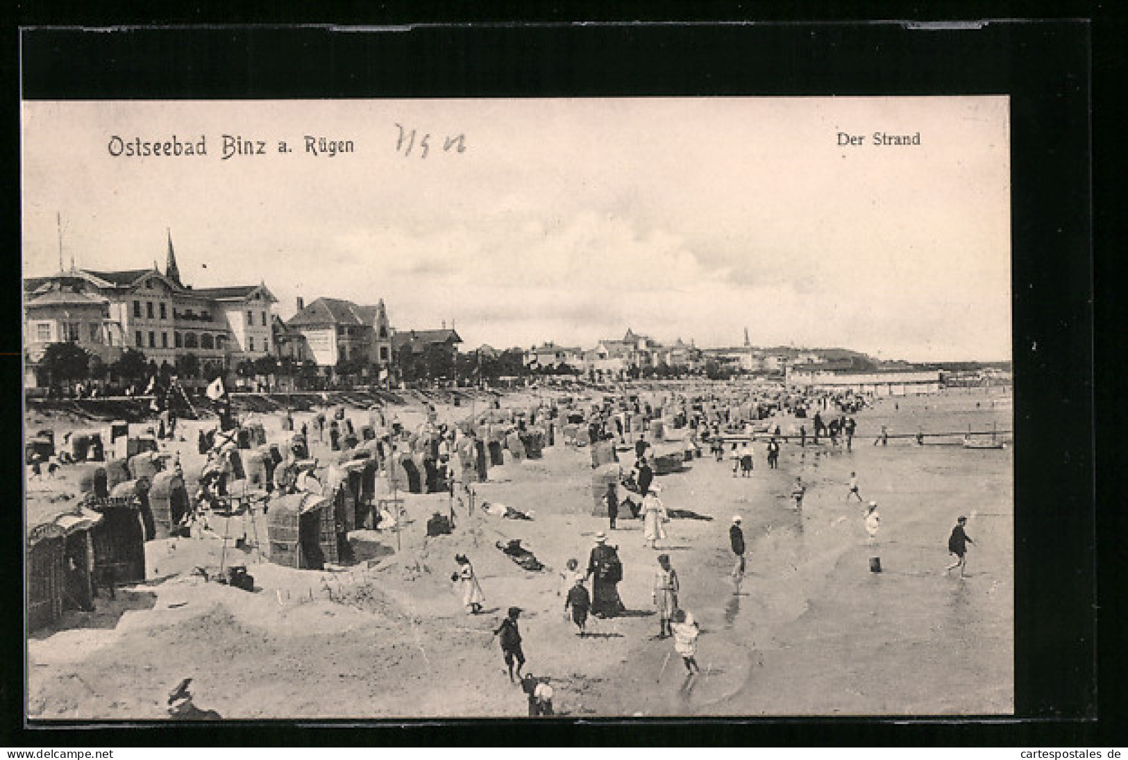 AK Binz / Rügen, Strand Mit Villen  - Ruegen