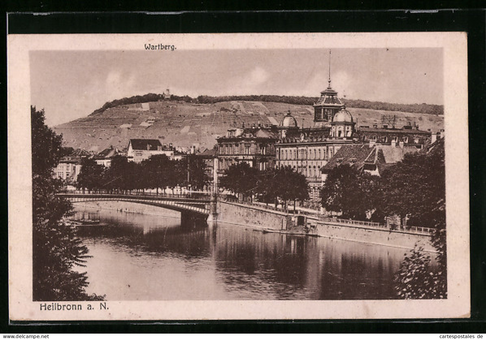 AK Heilbronn A. N., Teilansicht Mit Wartberg  - Heilbronn