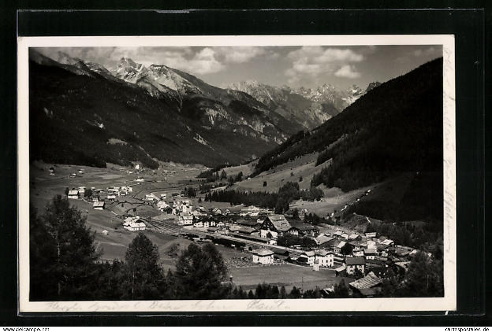 AK St. Anton Am Arlberg, Totale Vom Berg Aus Gesehen  - Otros & Sin Clasificación