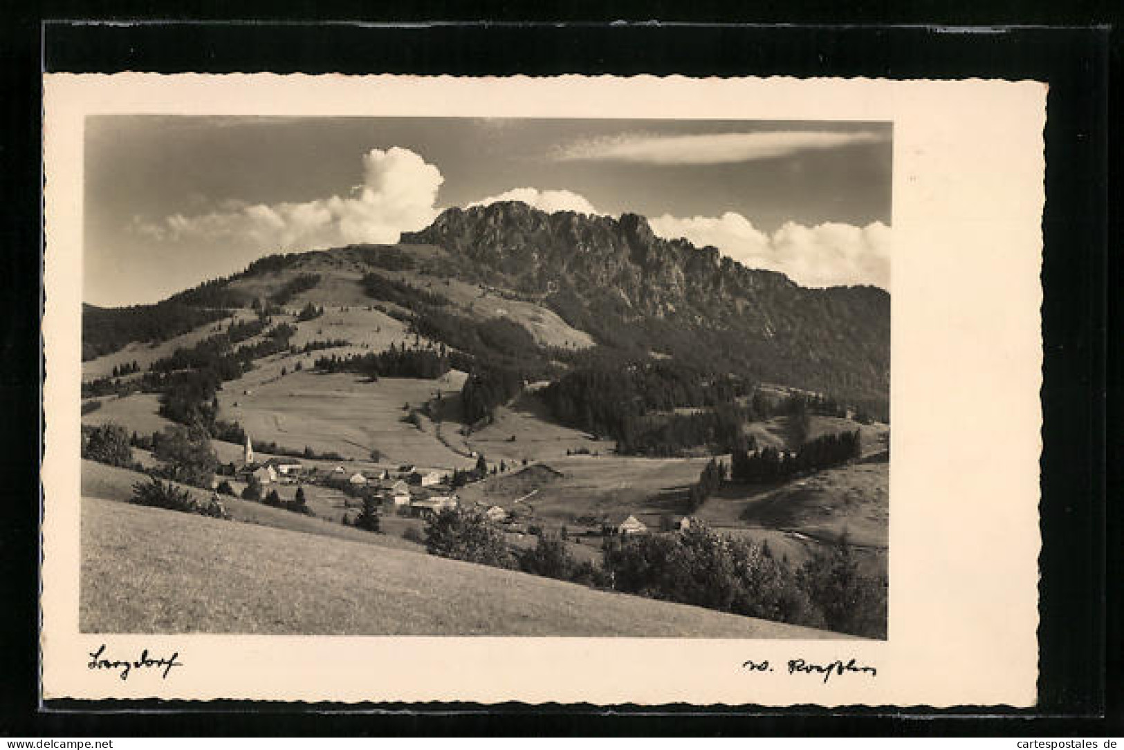 AK Jungholz, Panoramablick Von Der Bergwiese Aus Gesehen  - Other & Unclassified