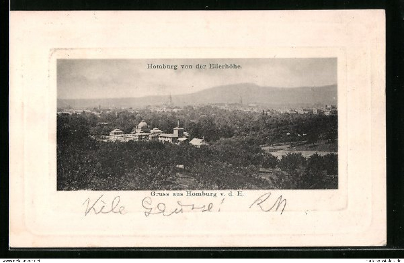 AK Homburg V. D. H., Blick Von Der Ellerhöhe  - Bad Homburg