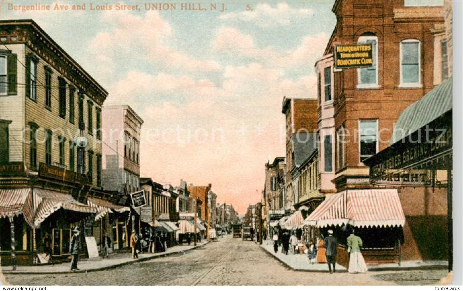 73850503 Union_Hill_New_Jersey_USA Bergenline Ave And Louis Street - Andere & Zonder Classificatie