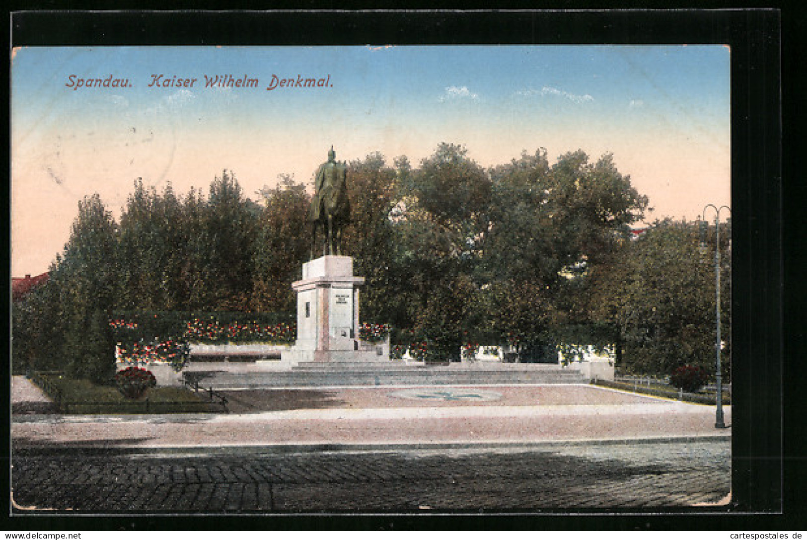 AK Spandau, Kaiser Wilhelm-Denkmal  - Mitte