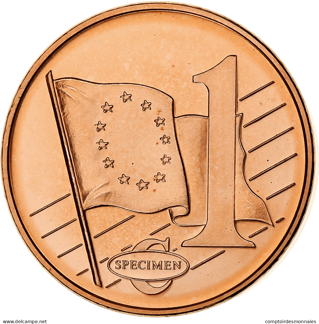 Suède, Euro Cent, Fantasy Euro Patterns, Essai-Trial, 2003, Cuivre Plaqué - Private Proofs / Unofficial