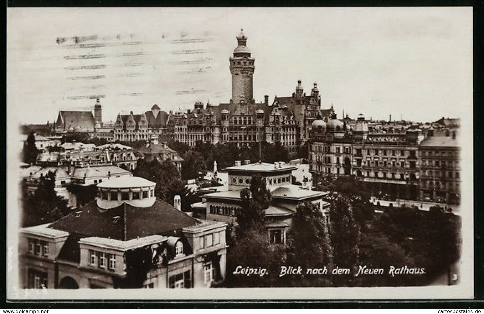 AK Leipzig, Blick Nach Dem Neuen Rathaus  - Leipzig