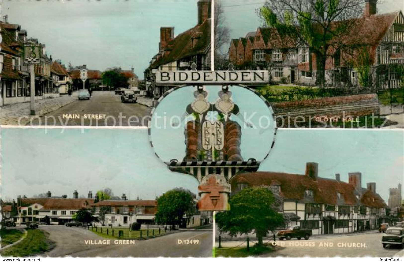 73643149 Biddenden Kent Main Street Cloth Hall Village Green Old Houses And Chur - Autres & Non Classés