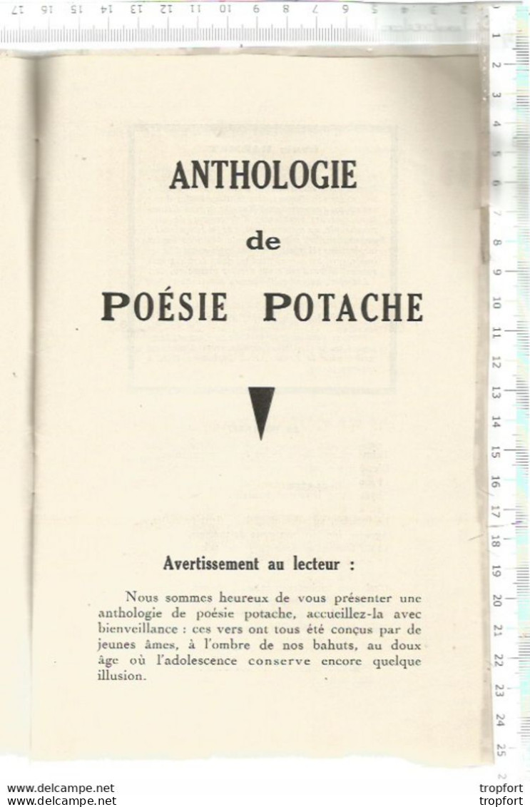 XF / PROGRAMME Bal Du LYCEE 1938 Palais D'hiver 1938 // LYON Poésie POTACHE // Publicité DAUPHINE BERLIET Voiture - Programma's