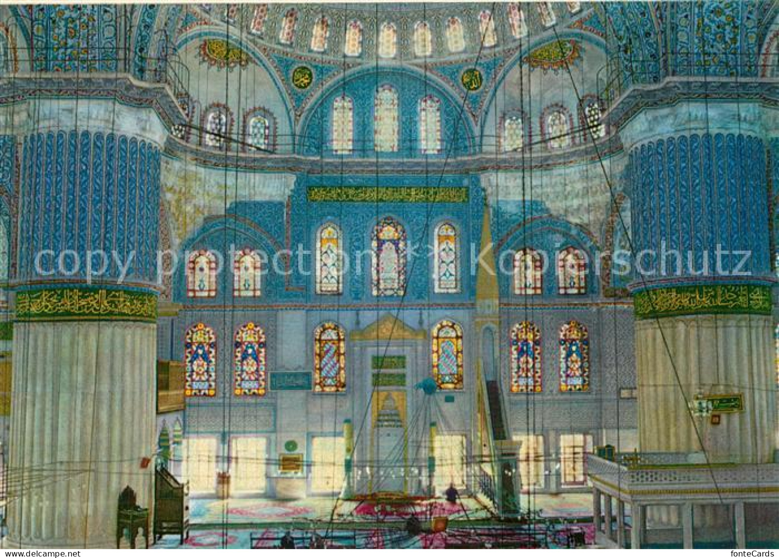 73609496 Istanbul Constantinopel Interior Of The Blue Mosque Istanbul Constantin - Türkei