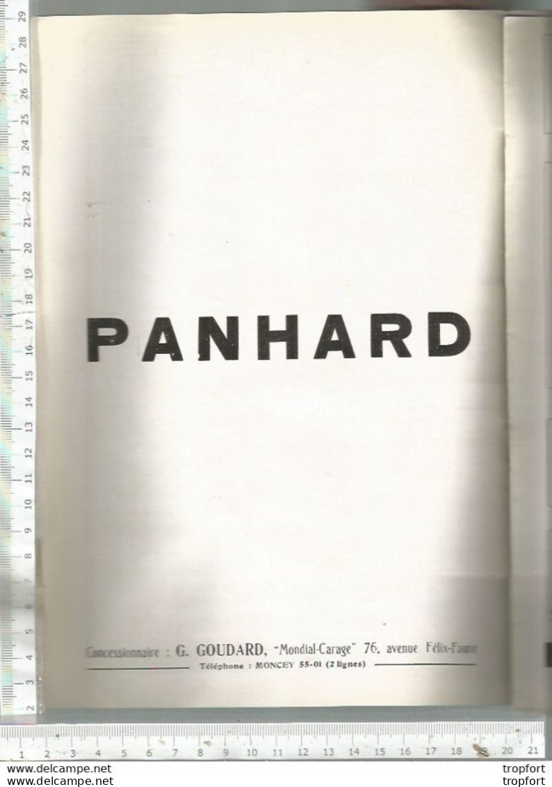 XE // Superbe PROGRAMME Théâtre Opéra DE LYON @@ PARSIFAL // RARE Publicité PANHARD Grand Format - Programma's