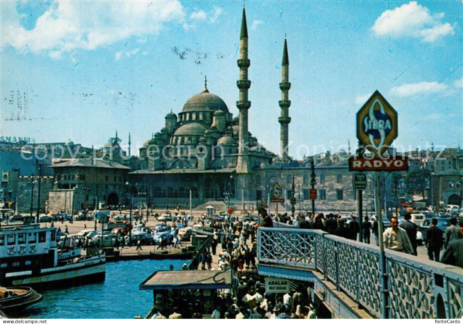 73609390 Istanbul Constantinopel Galata Bruecke Und Neue Moschee Istanbul Consta - Türkei