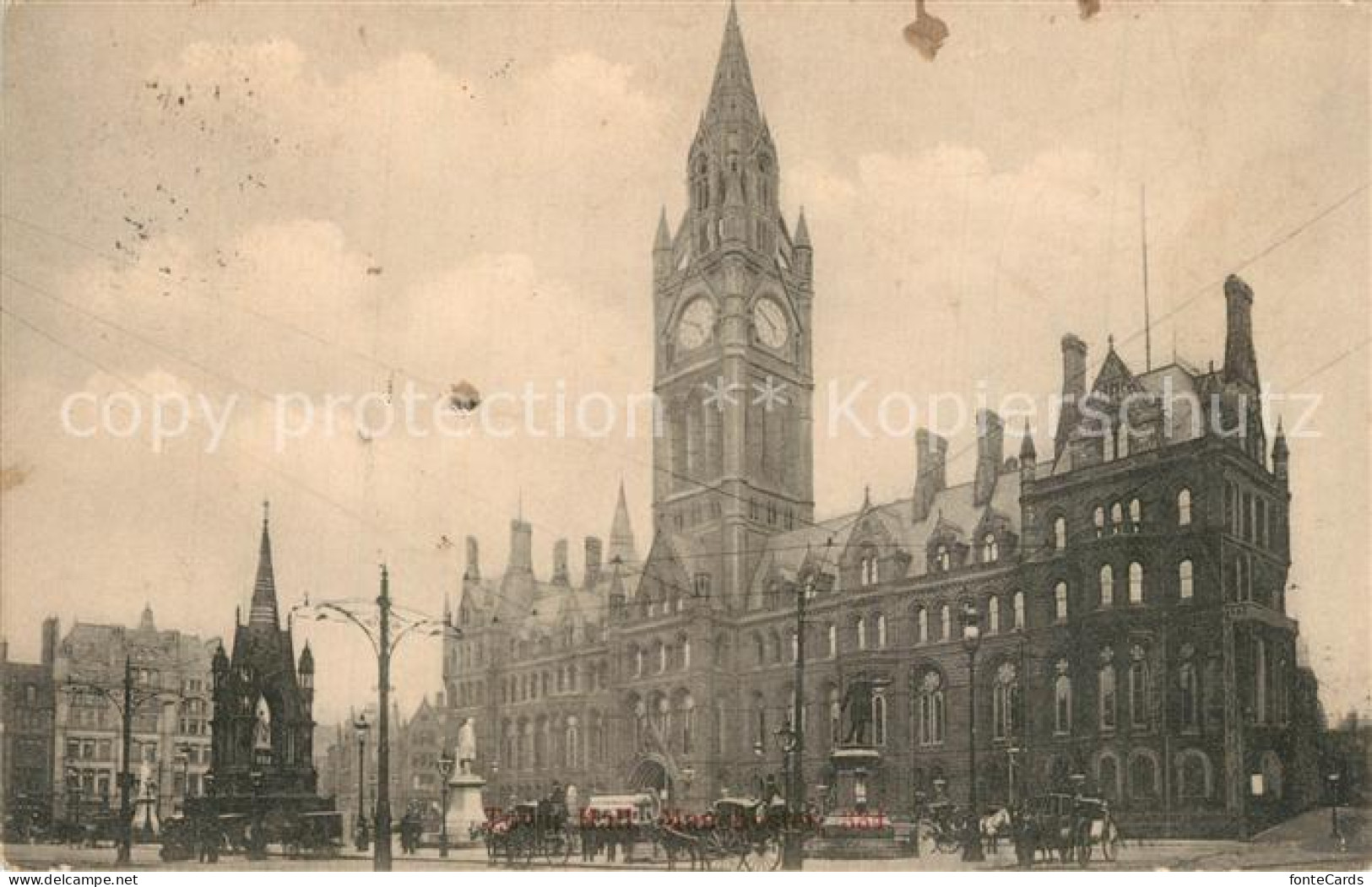 73586610 Manchester GB Town Hall  - Andere & Zonder Classificatie