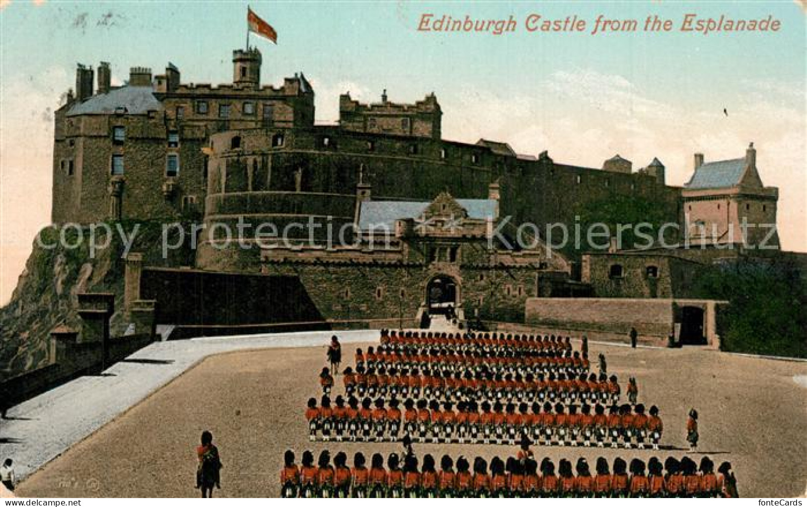 73584881 Edinburgh Edinburgh Castle From The Esplanade  Edinburgh - Sonstige & Ohne Zuordnung
