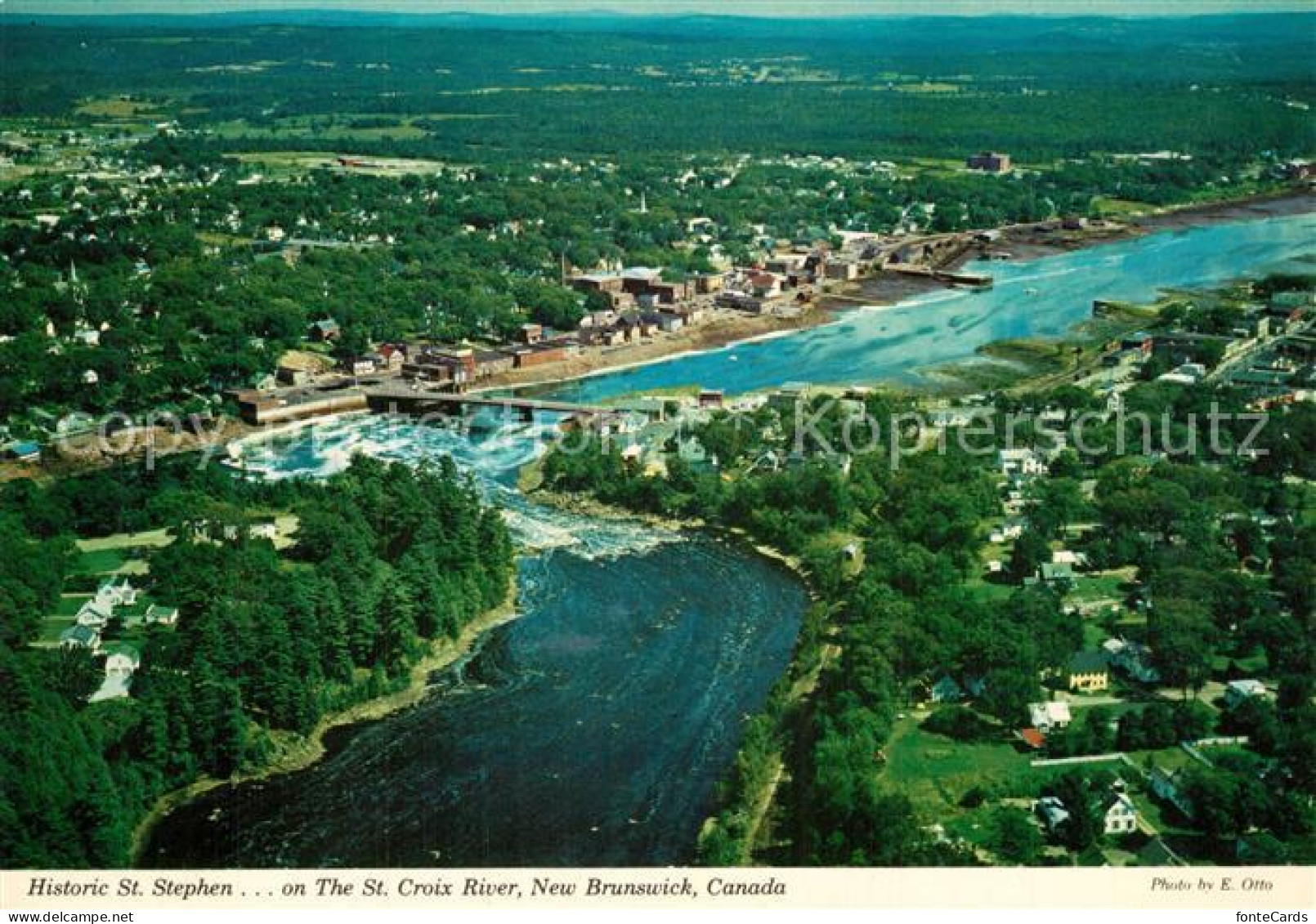 73584678 New Brunswick Nouveau Brunswick Fliegeraufnahme St. Croix River New Bru - Non Classificati