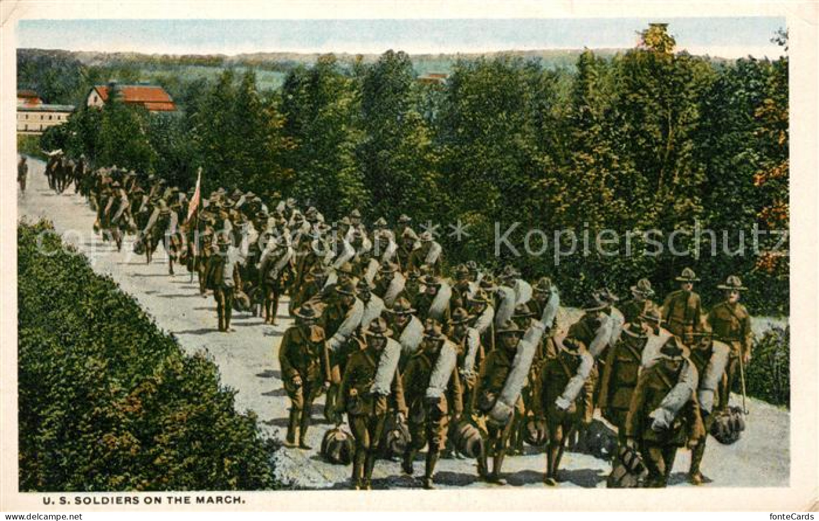 73491636 Wrangell_Alaska US Soldiers March - Sonstige & Ohne Zuordnung
