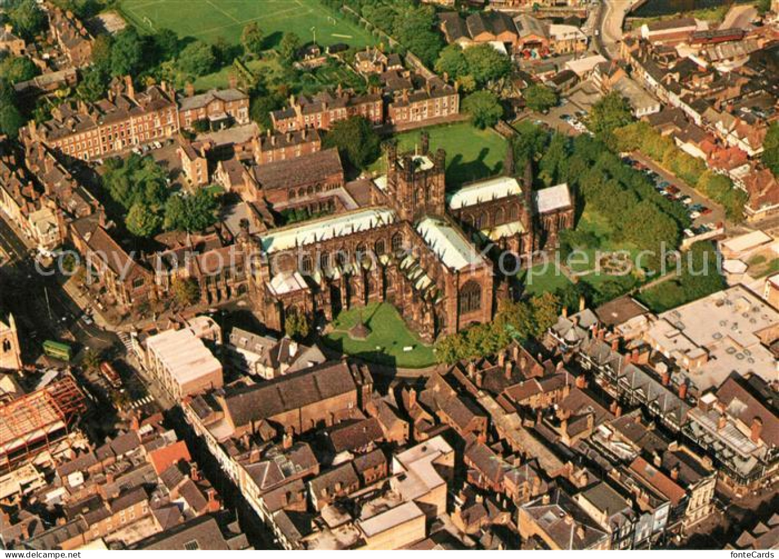 73482294 Sheffield Fliegeraufnahme Chester Cathedral Sheffield - Sonstige & Ohne Zuordnung