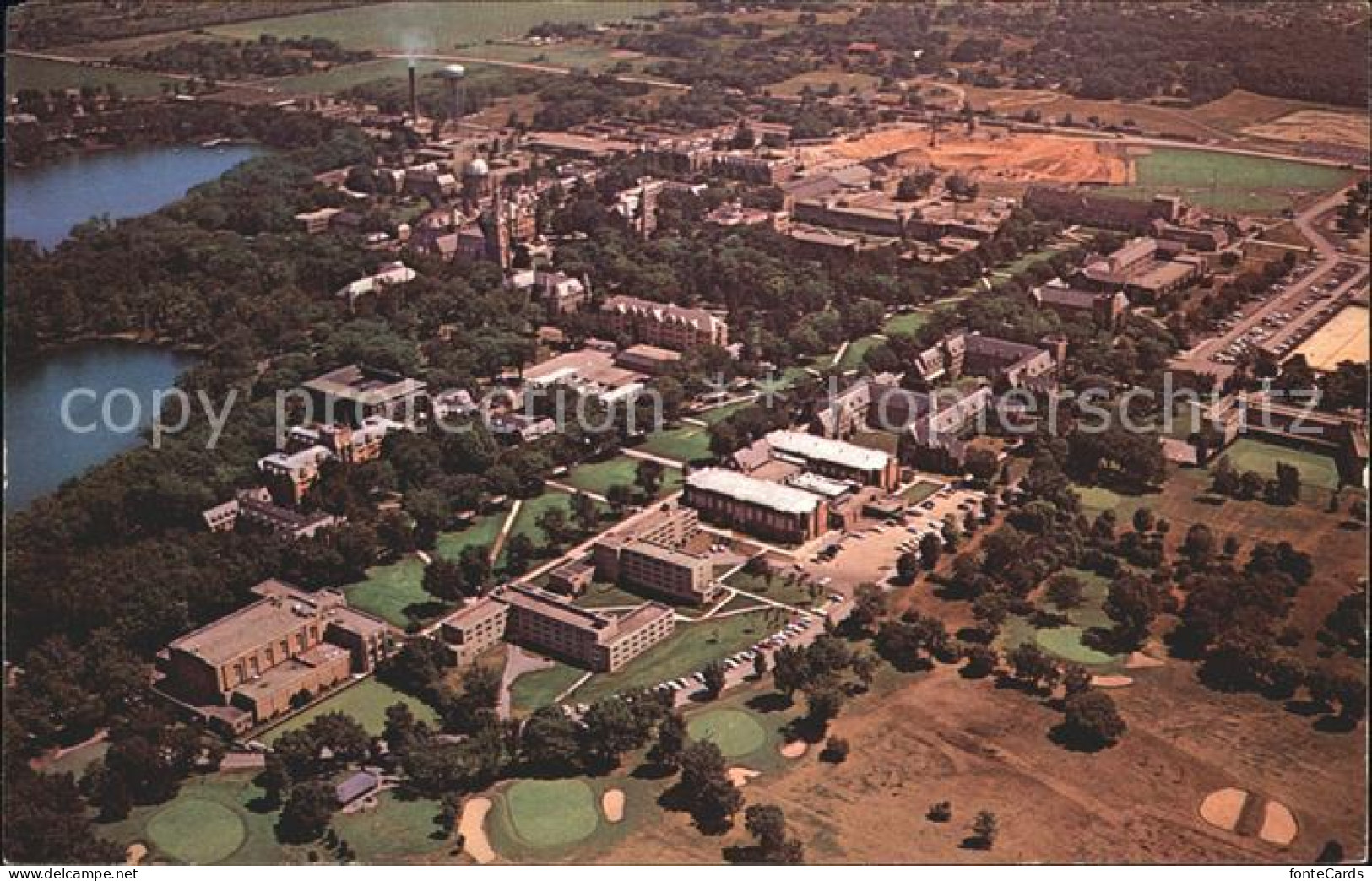 72017589 South_Bend_Indiana Campus Of The University Of Notre Dame Air View - Autres & Non Classés