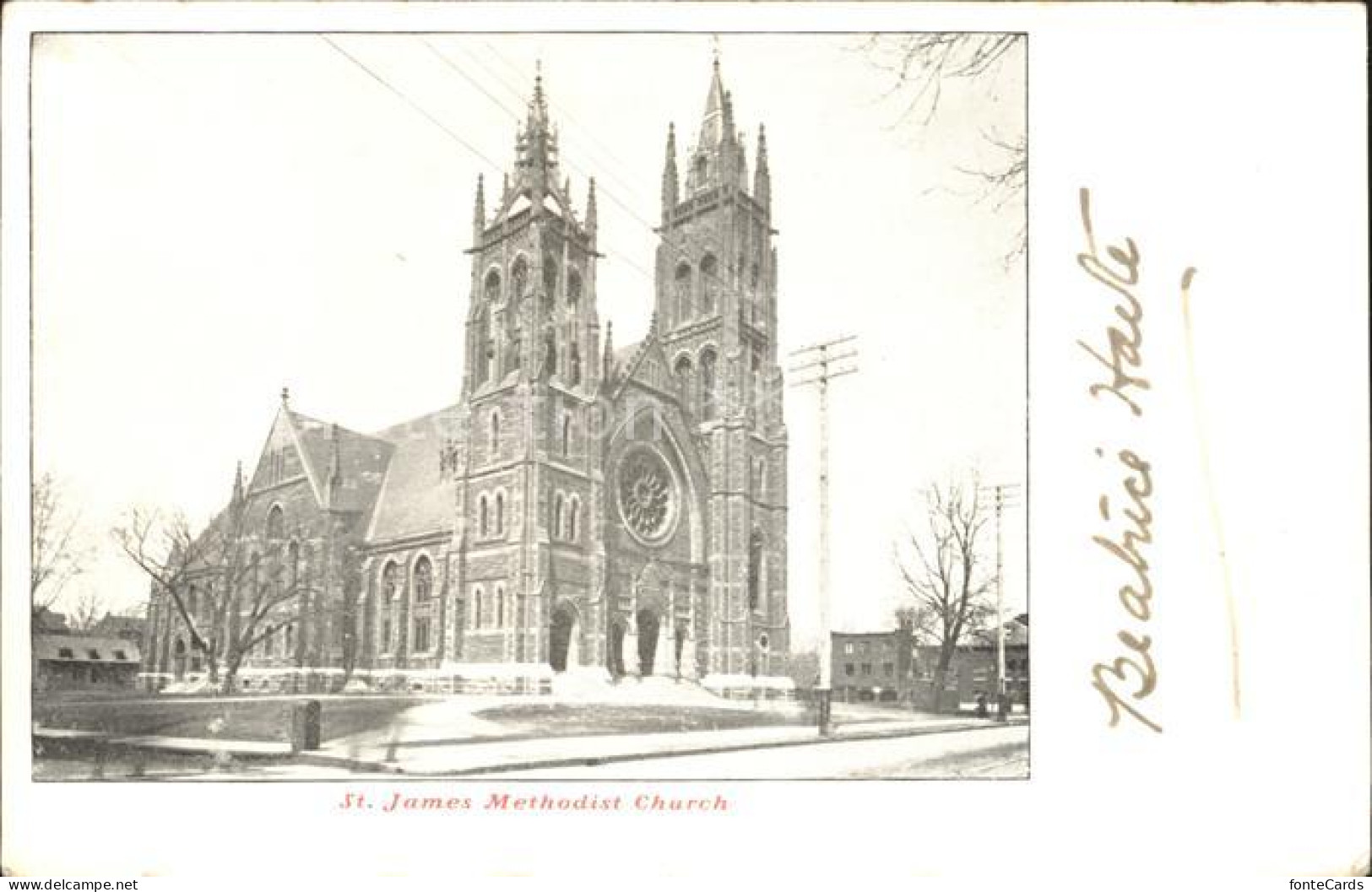 72007136 Montreal Quebec St. James Methodist Church Montreal - Non Classés