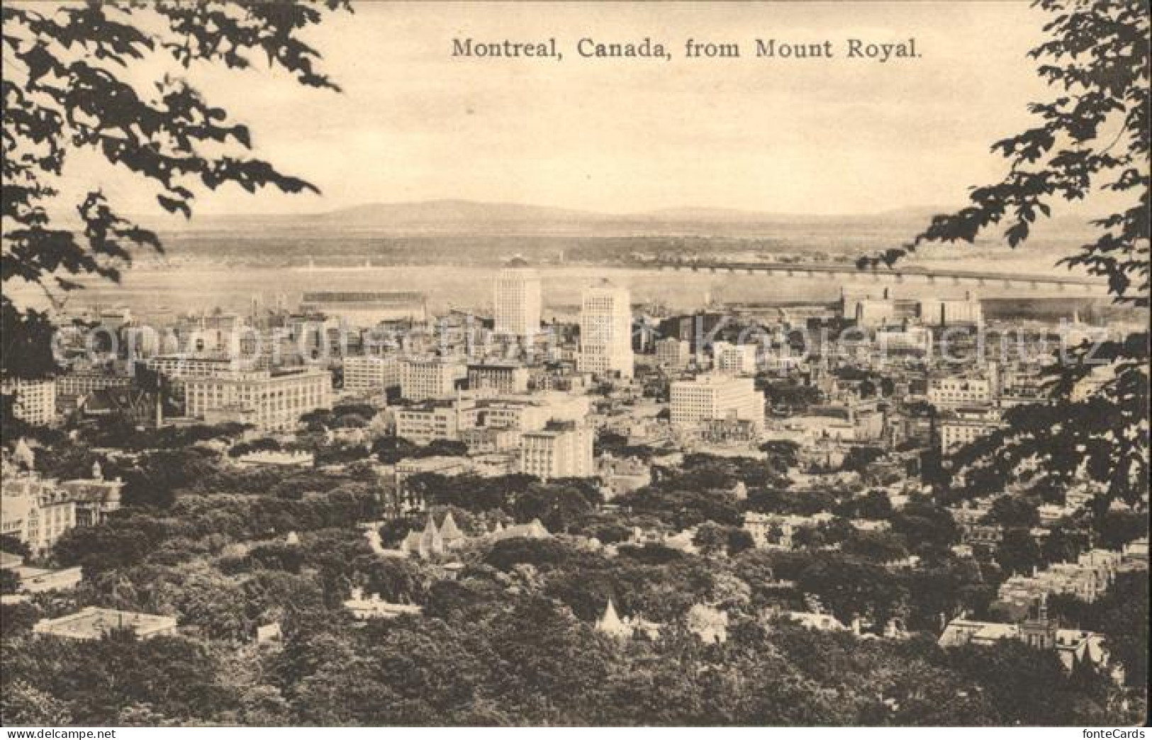72007135 Montreal Quebec Blick Vom Mount Royal Montreal - Non Classés