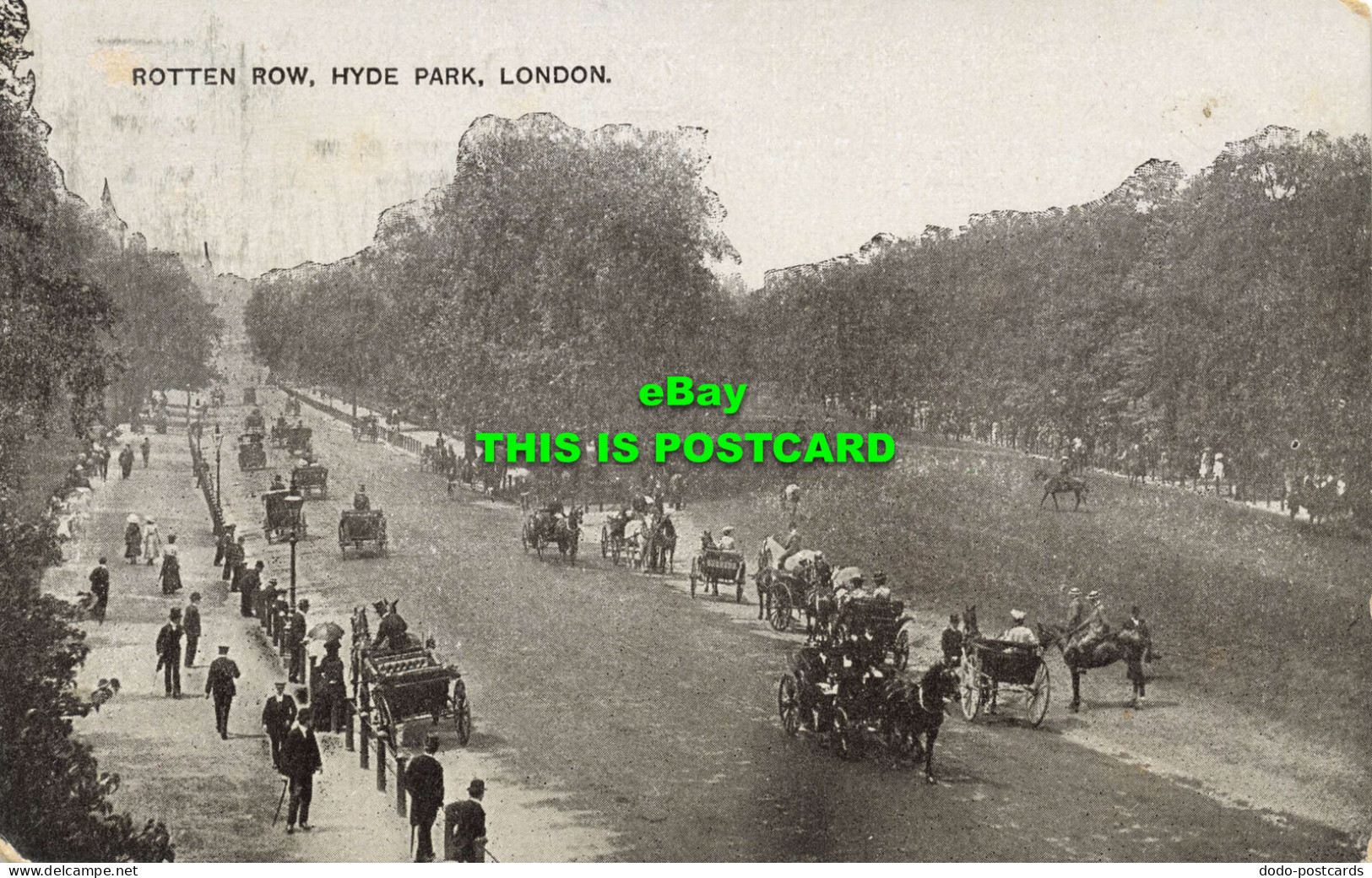 R593130 London. Hyde Park. Rotten Row. Auto Photo Series - Andere & Zonder Classificatie