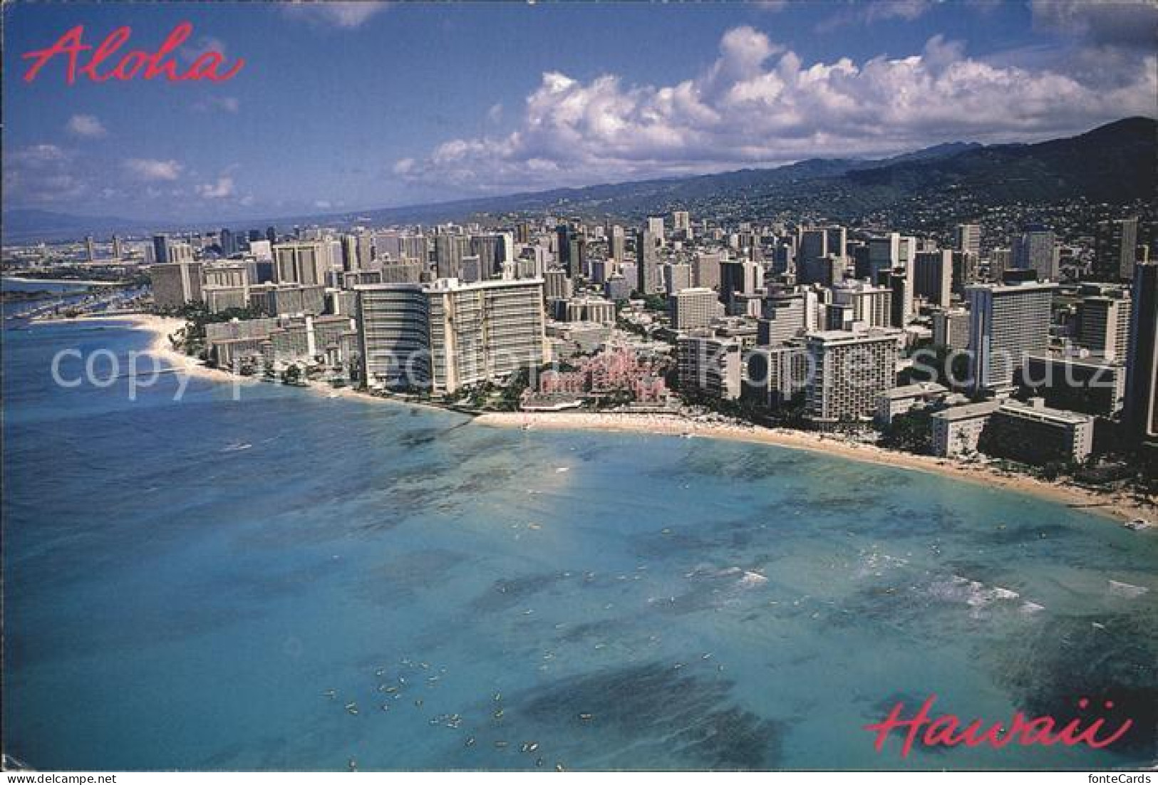 71994694 Hawaii_US-State Aloha Waikiki Beach  - Autres & Non Classés