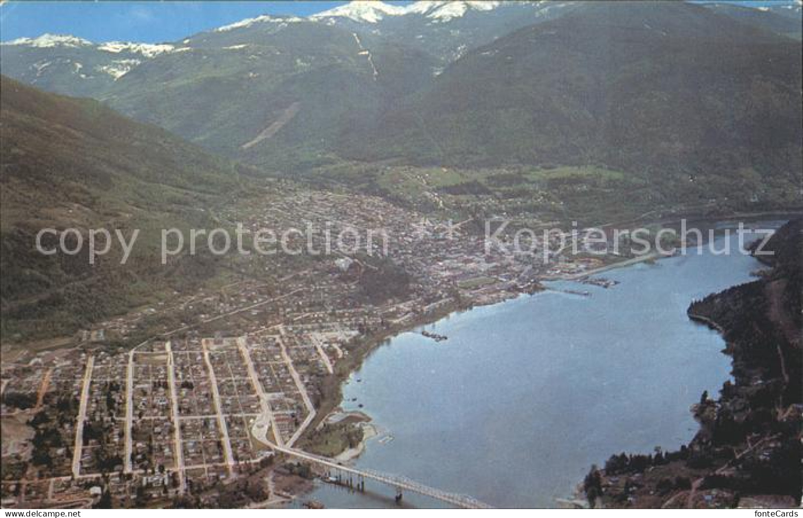 71993025 Nelson British Columbia Kootenays Showing Bridge Approach  Nelson Briti - Ohne Zuordnung