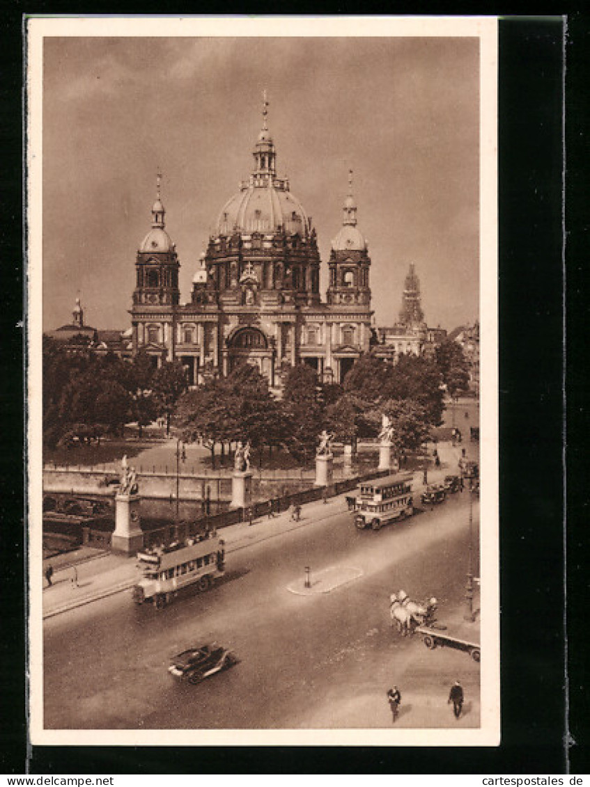 AK Berlin, Berliner Dom, Ganzsache WHW Winterhilfswerk 1934-35  - Postcards