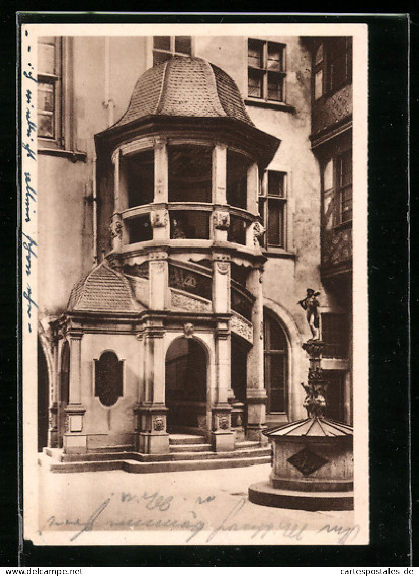 AK Frankfurt A. M., Römerhöfchen, Ganzsache WHW Winterhilfswerk 1934-35  - Postkarten