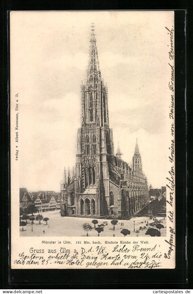 AK Ulm A. D., Münsterkirche  - Otros & Sin Clasificación